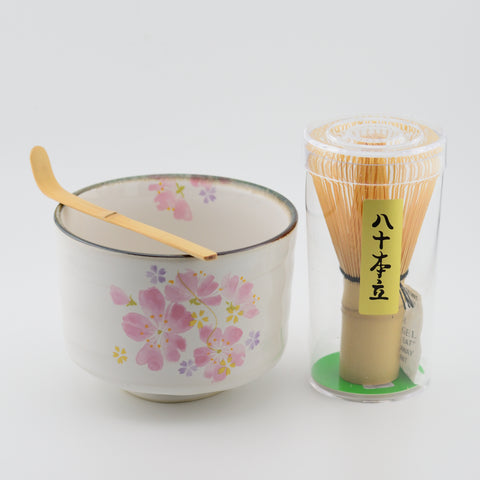 Japanese 3-Piece Ceramic Matcha Starter Set