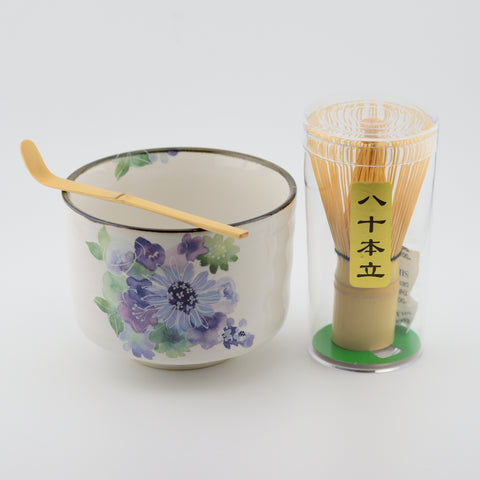 Japanese 3-Piece Ceramic Matcha Starter Set