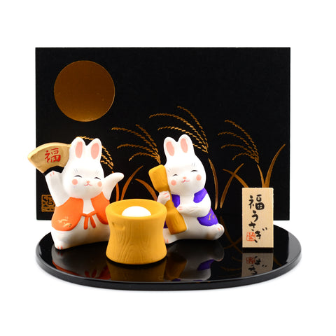 Yakushigama Mochi Pounding Fortune Rabbits