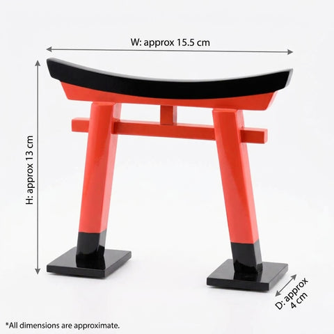 Traditional Japanese Torii Gate Wooden Display